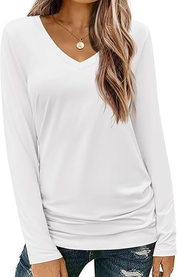 Women Long Sleeve Elegantly Cut Top Lune London
