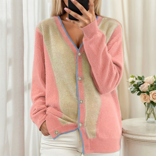 Ladies Light Vest with Trendy V-neck Lune London