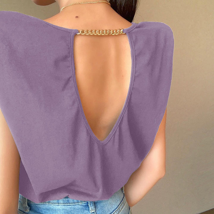Women Casual Cut Short T-shirt Lune London