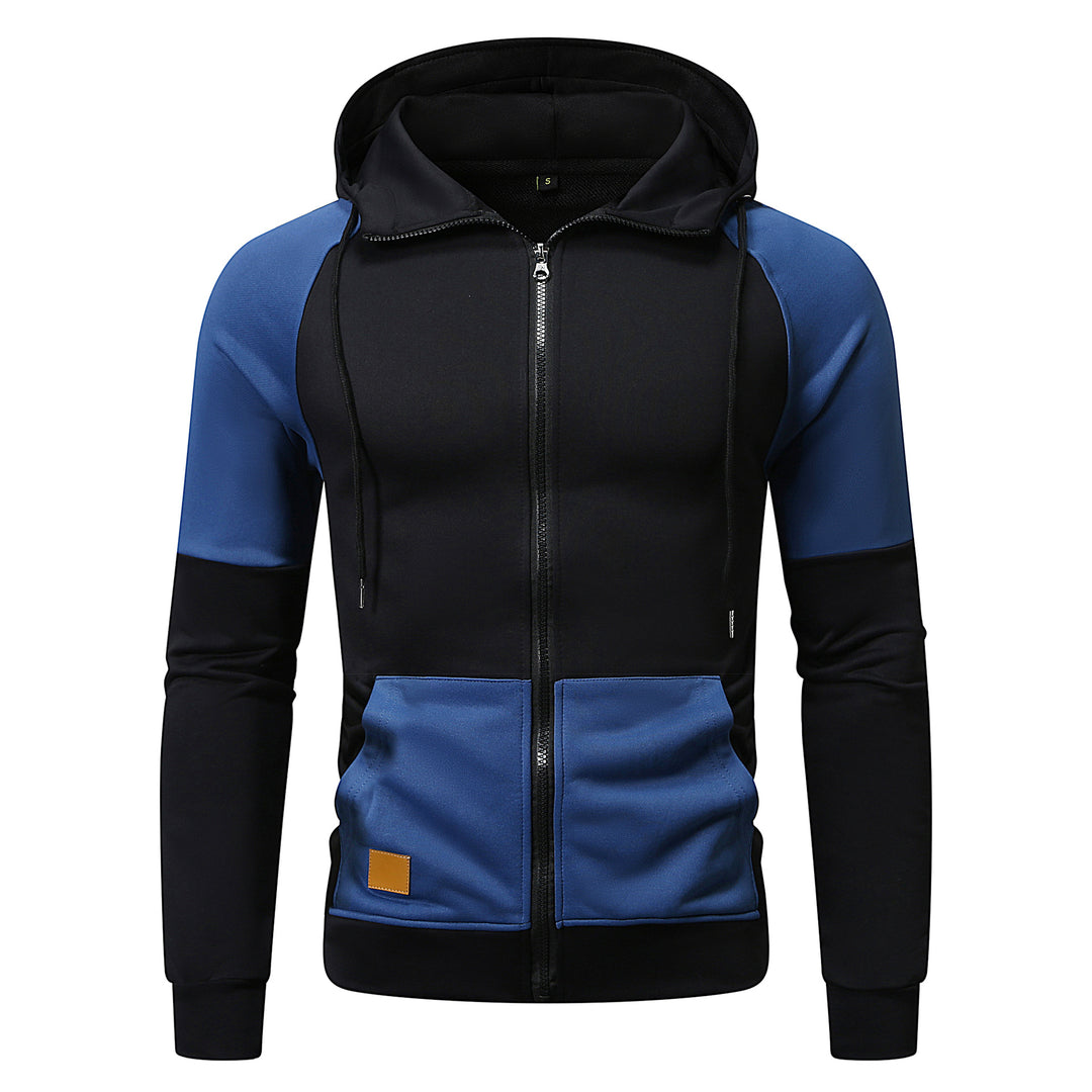 Sporty hoodie for men with a unique color block design Lune London