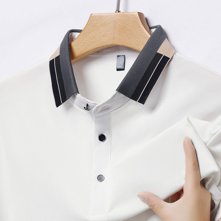 Elegant polo shirt for men with modern collar and stylish accents Lune London