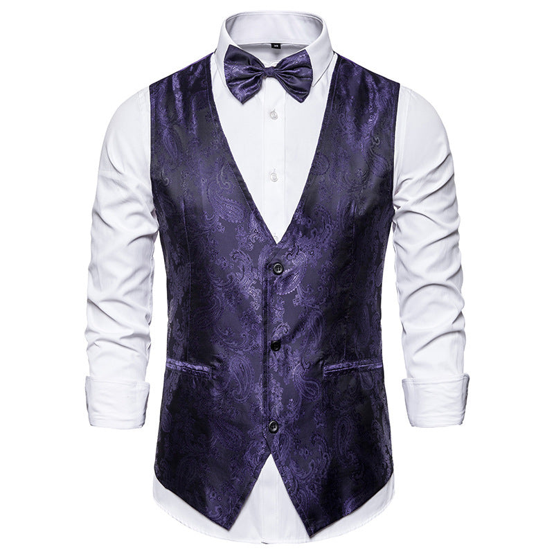 Noble men's satin vest Lune London