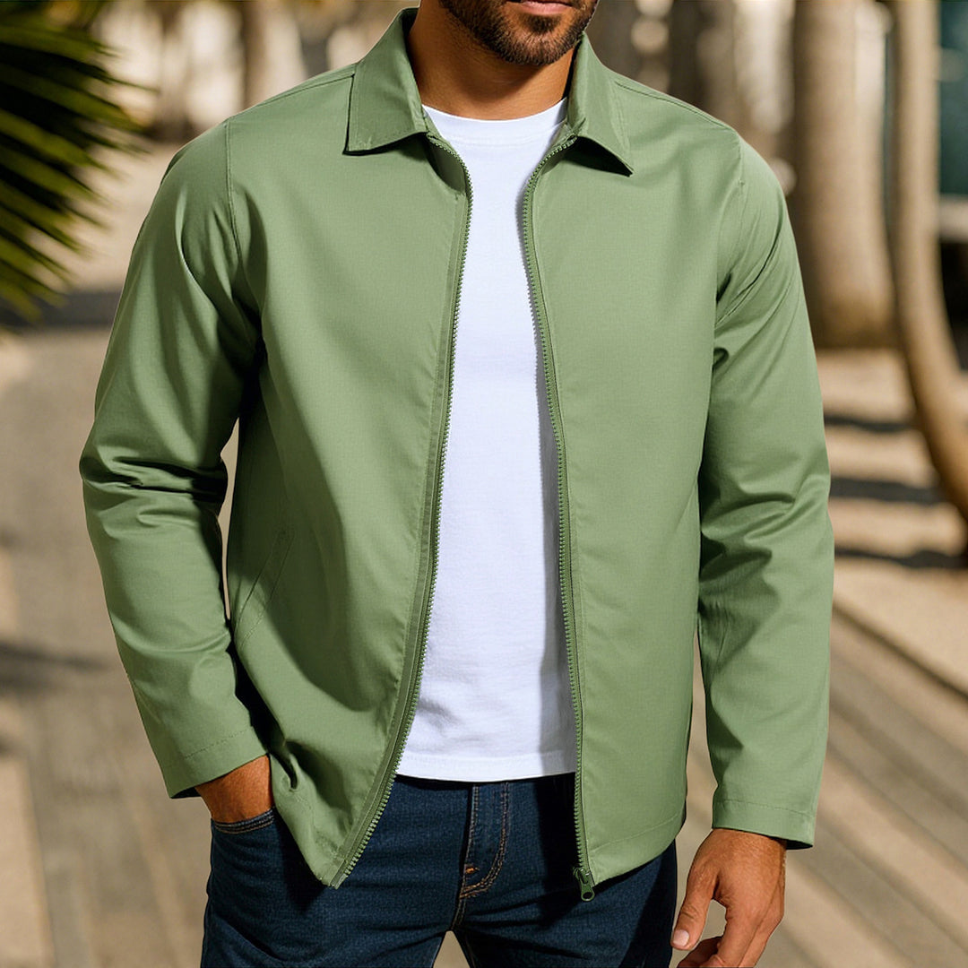 Casual men's jacket with innovative wind protection technology Lune London