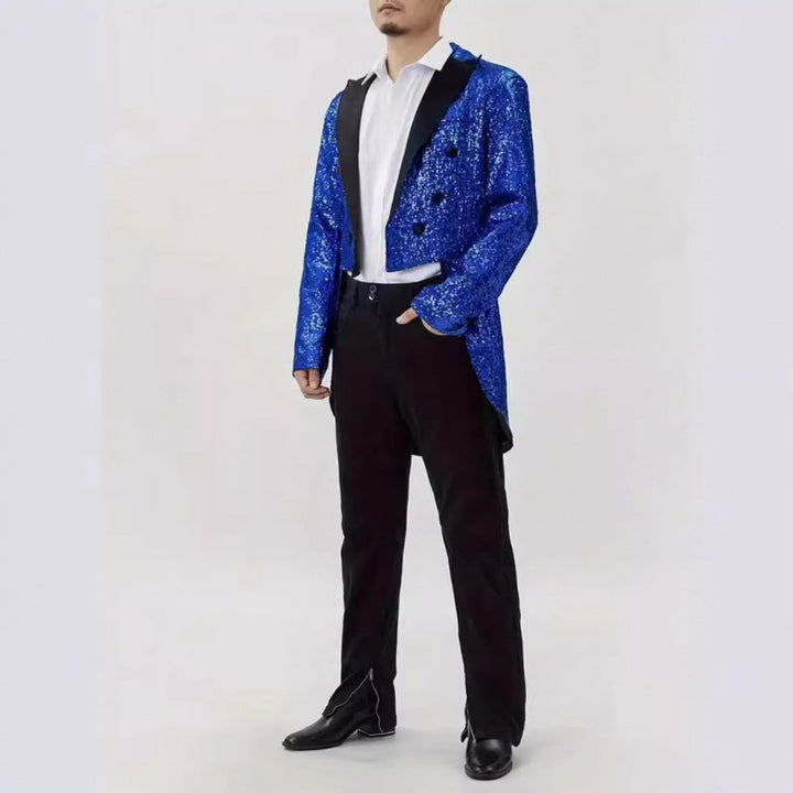 Veste de smoking à paillettes élégante pour homme Lune London