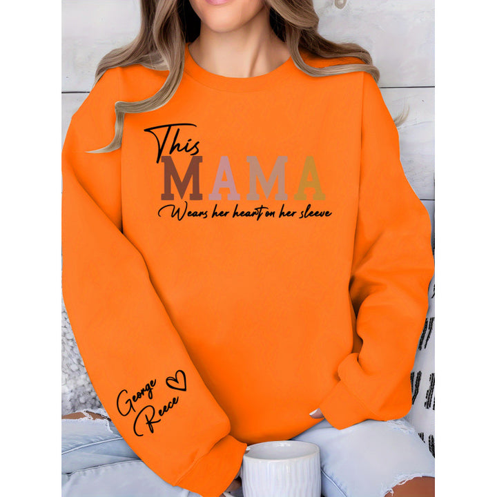 Sweat-shirt femmes avec impression inspirante de maman et coupe confortable Chic & Stil