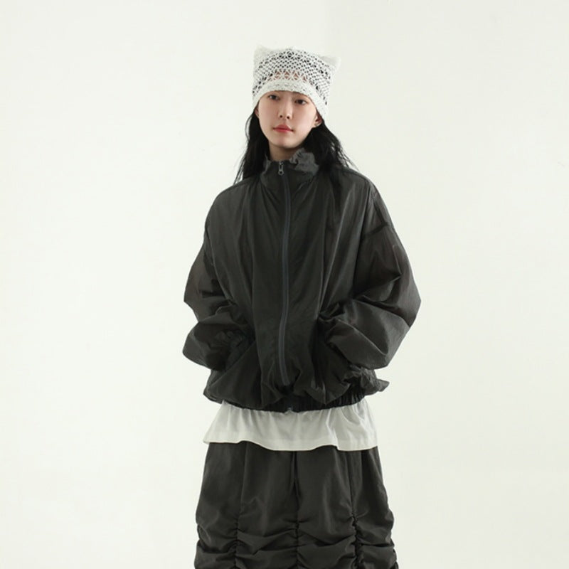 Women's sporty transitional jacket with a casual fit Chic & Stil