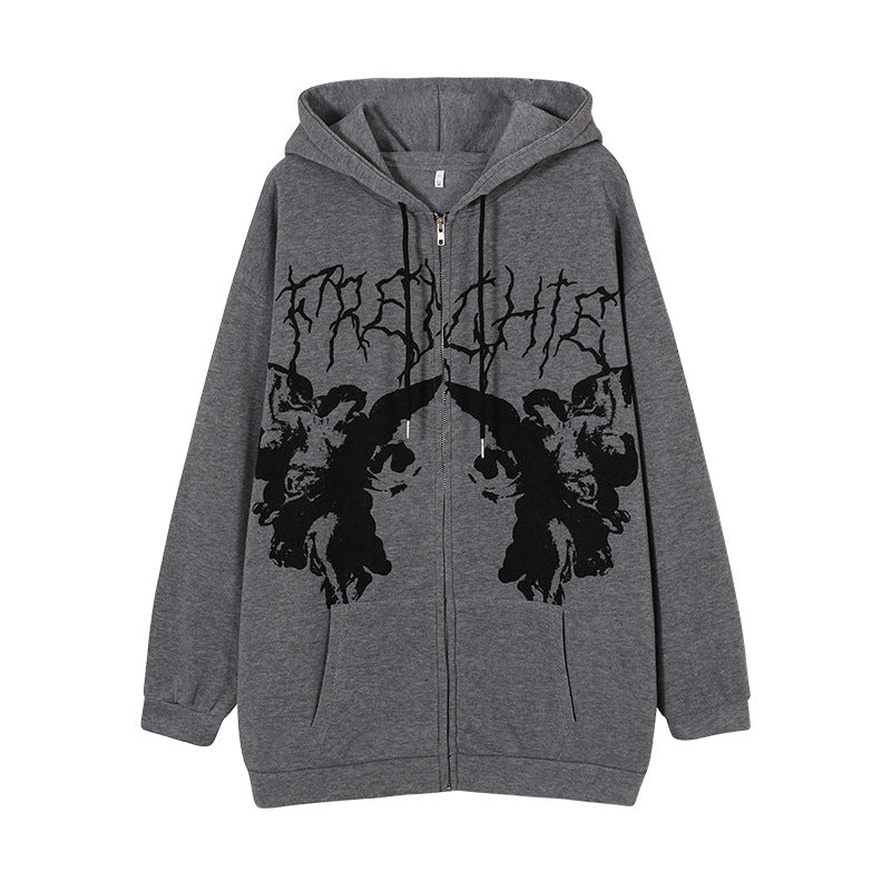 Ladies Urban Hoodie with creative graphic design Lune London