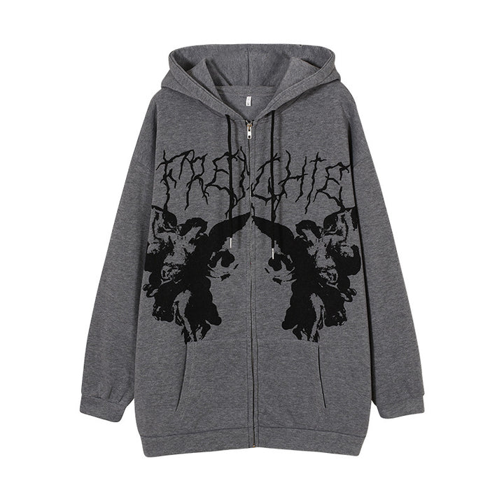 Ladies Urban Hoodie with creative graphic design Lune London