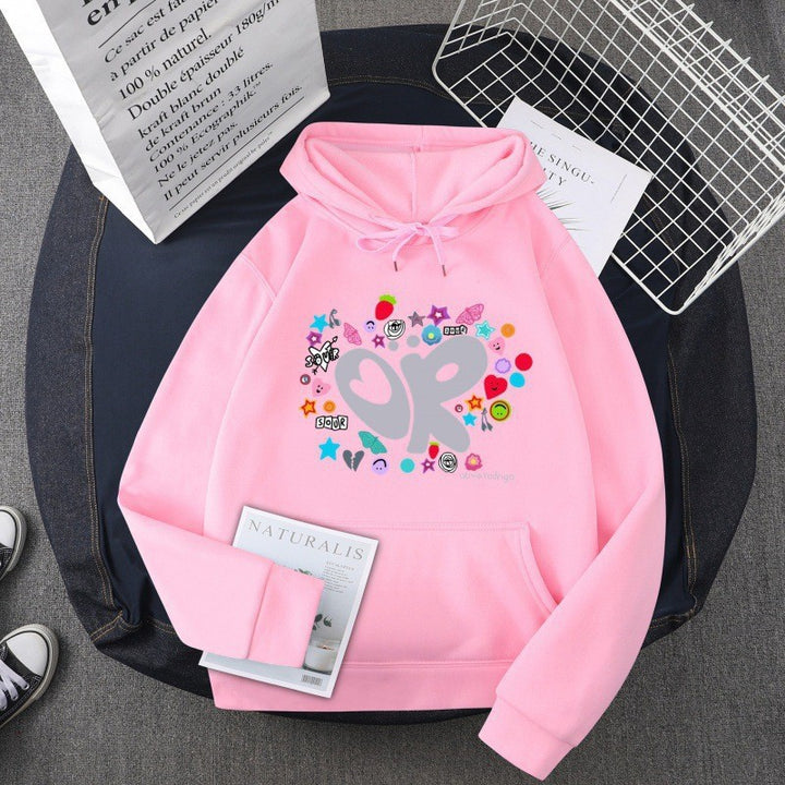 Women's Hoodie with Creative Graphic Design Chic & Stil