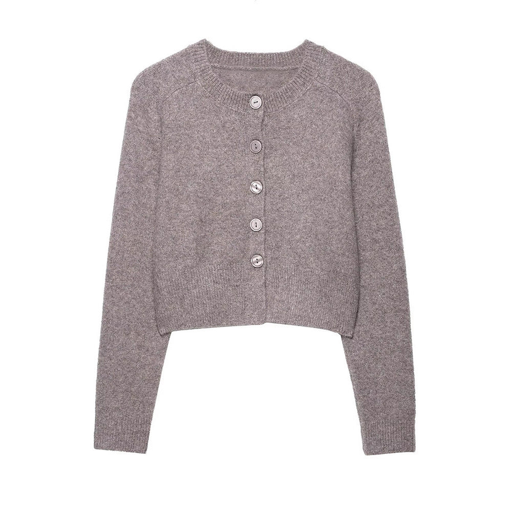 Ladies warm vest with decorative buttons Lune London