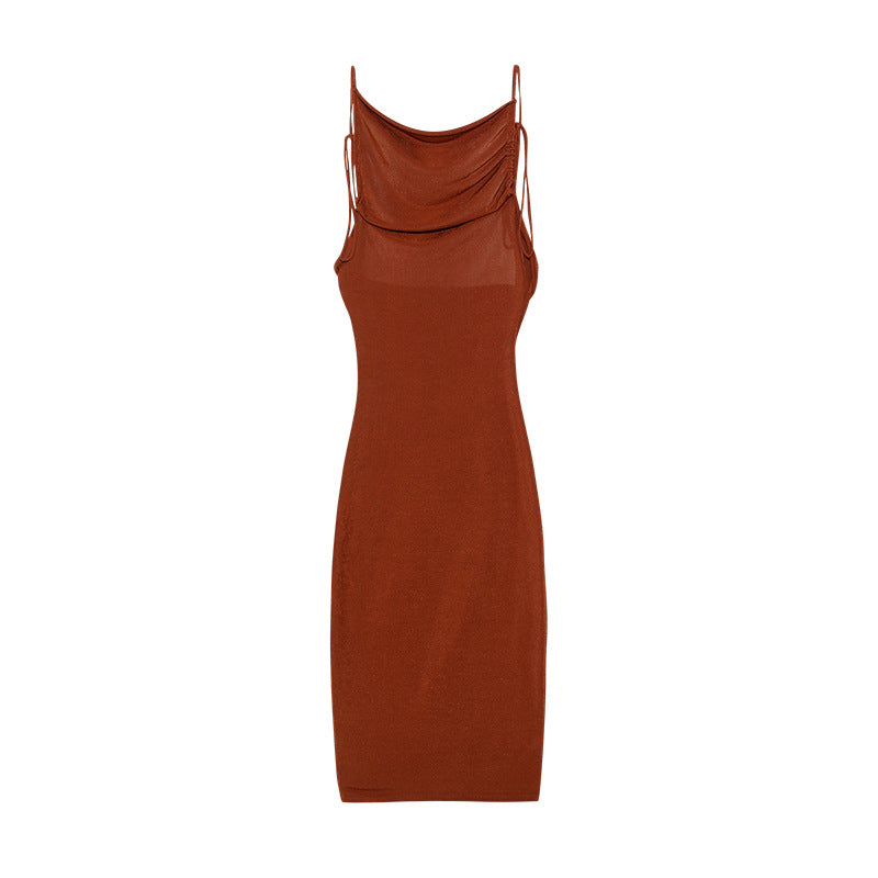 Ladies Elegant Summer Dress Draped Lune London