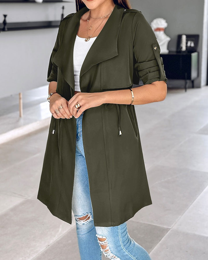 Fashion trench coat for women with a relaxed fit and practical pockets Lune London