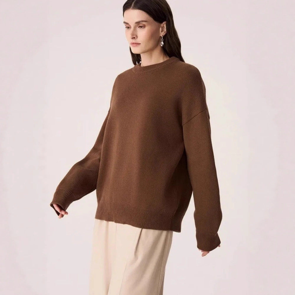 Casual sweater for women in fine cotton Lune London