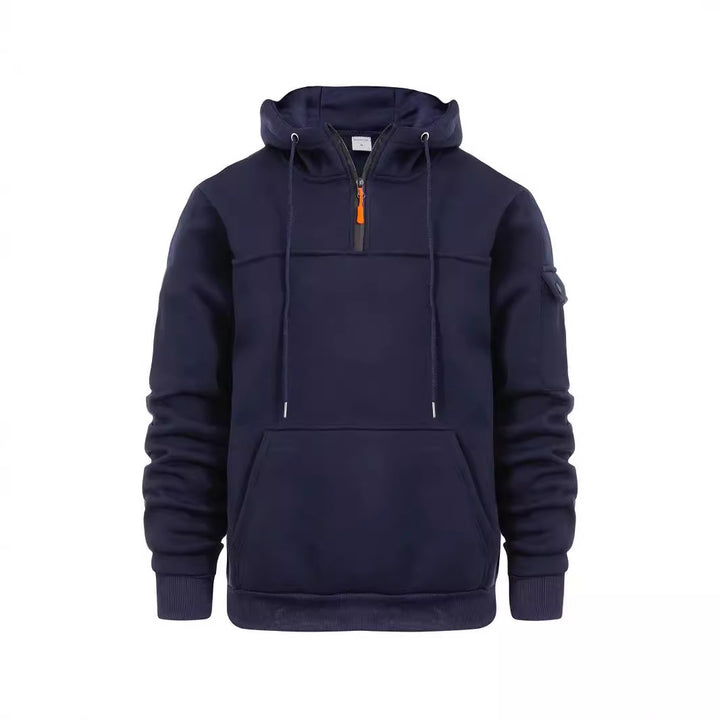 Men's hoodie with practical pockets from Lune London