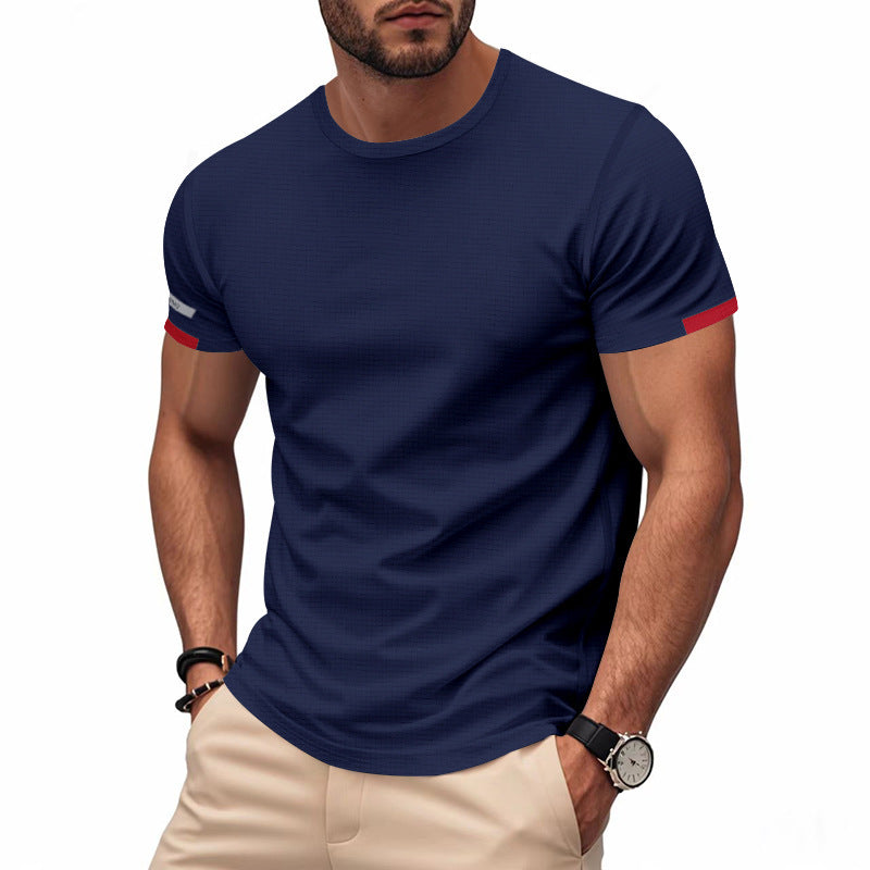 Men's sports T-shirt in breathable fabric with reflective details Lune London