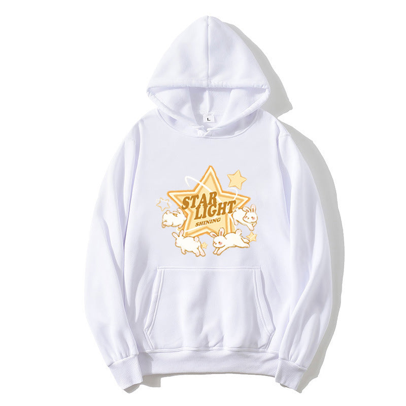 Women's hooded sweatshirt with playful fairytale motif Chic & Stil