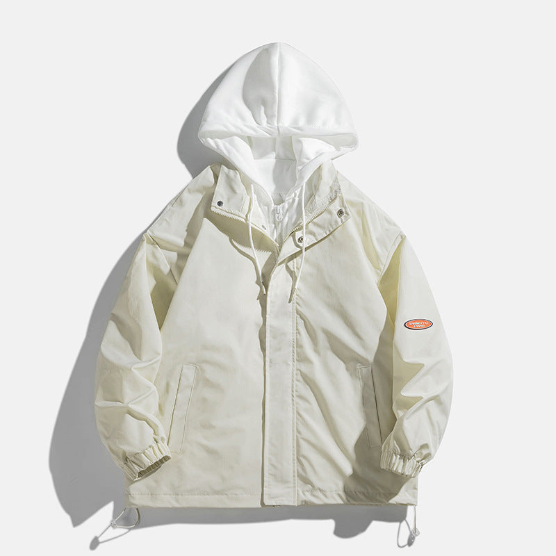 Unisex transitional jacket with hood and breathable inner lining Lune London