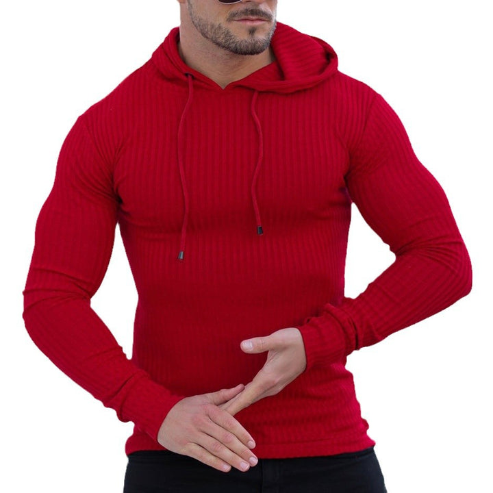 Men's moisture-wicking cotton blend hoodie with textured design Chic and Style