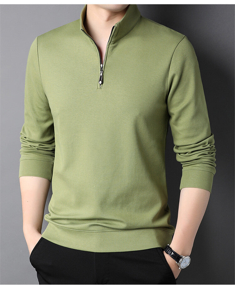 Men's turtleneck pullover with zipper Lune London