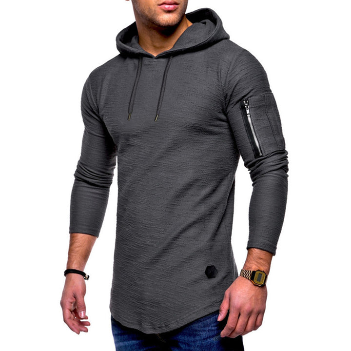 Men's Hoodie with modern zipper Lune London