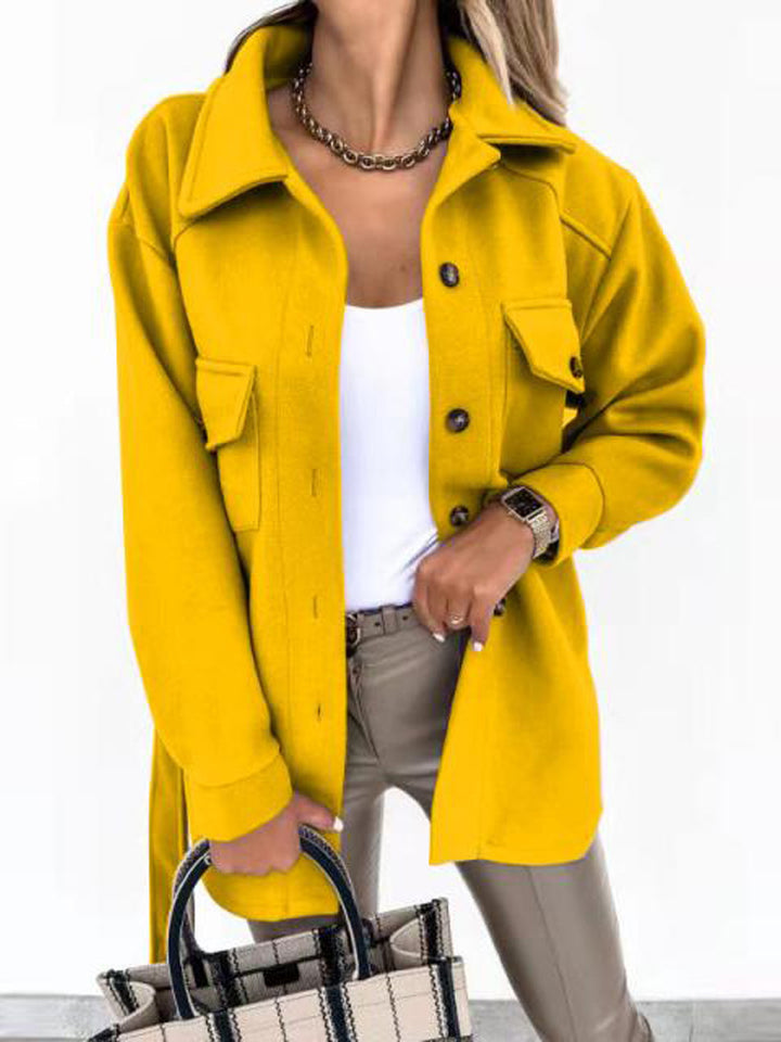 Utility jacket for women with a trendy belt and practical pockets Lune London