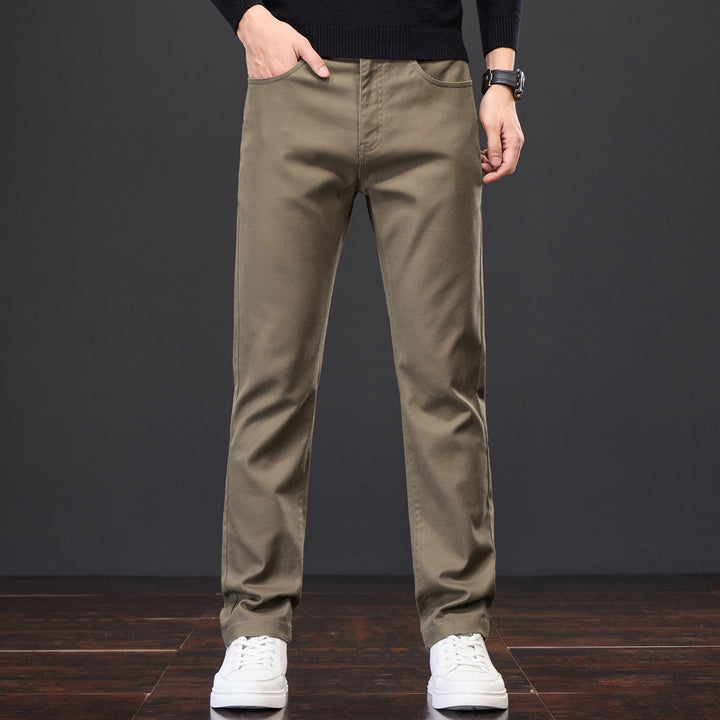 Casual chino pants for men with elastic waist and modern details Lune London