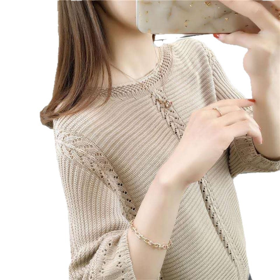 Pull en tricot décontracté pour femmes avec des détails délicats Chic & Stil