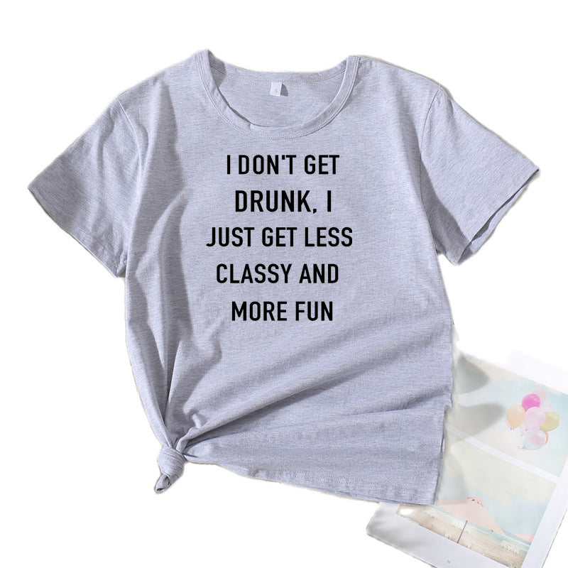 Ladies Casual Humor Quote T-shirt Lune London