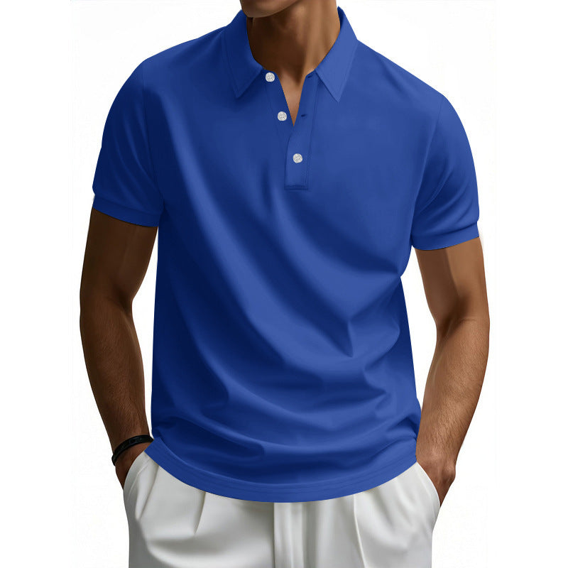 Men's high-quality short sleeve polo with moisture-wicking technology Lune London
