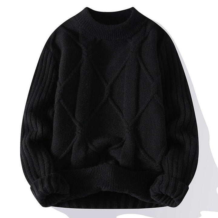 Ladies elegant knit sweater with high-quality twisted pattern and trendy fit Lune London