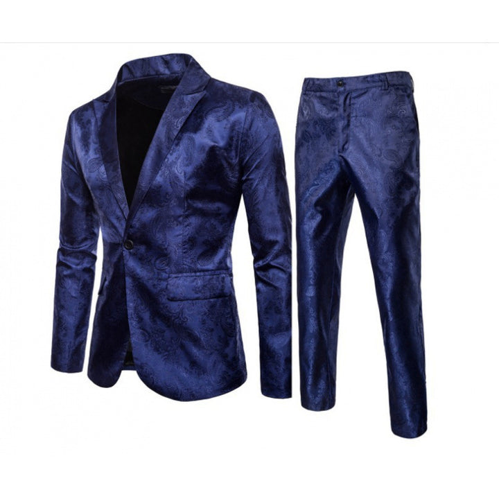 Men's Exquisite Chic Jacquard Suit