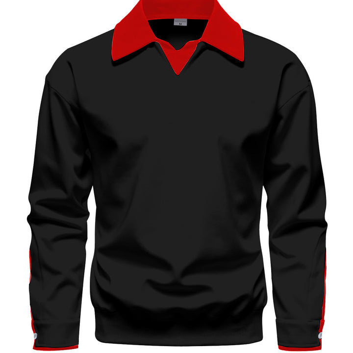 Sporty sweater for men with a modern collar and optimal comfort Lune London