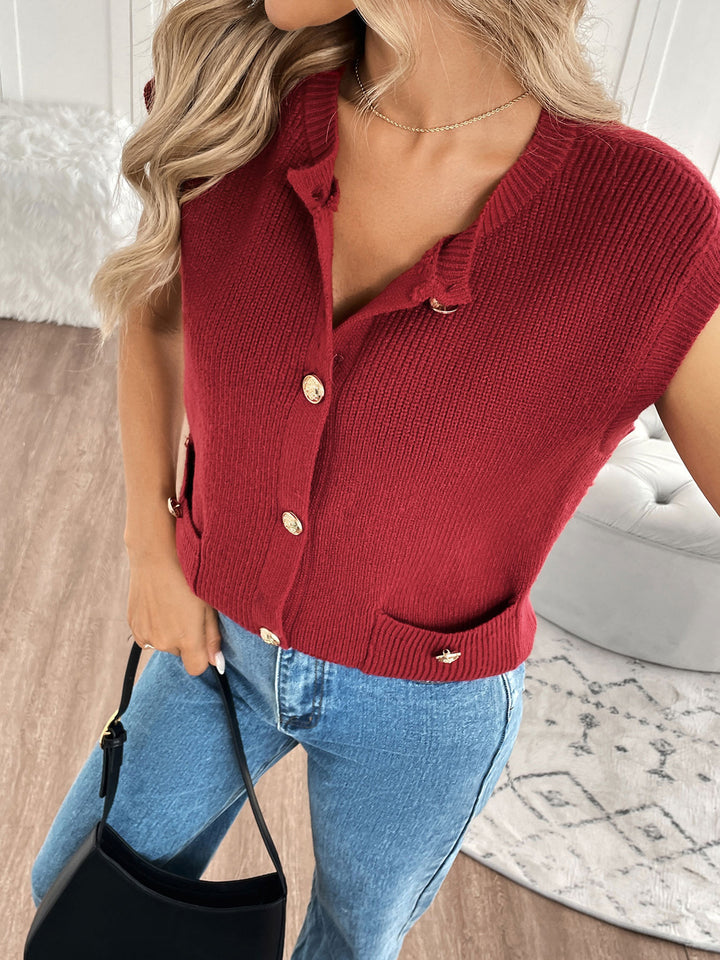 Knit cardigan for women with button details Lune London