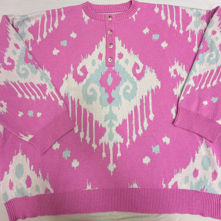 Knit sweater for women with innovative pattern Lune London