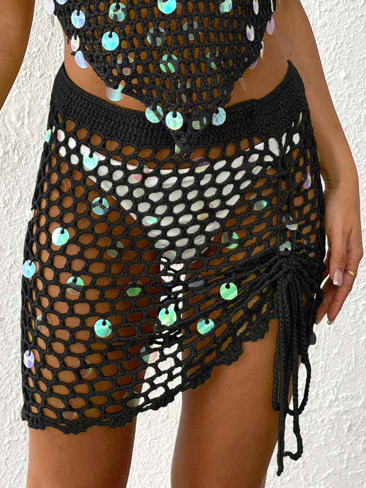 Ladies Knit Beach Cover-Up Skirt Lune London