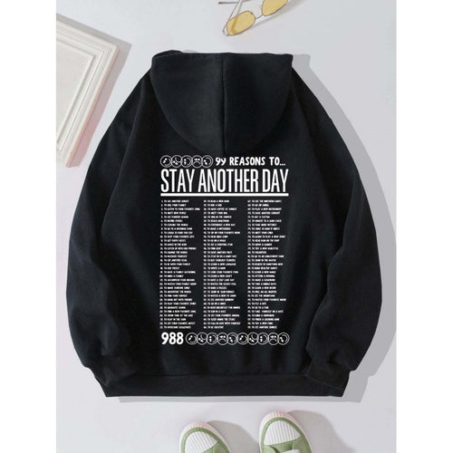 Women's hoodie with original design and inspiring message Chic & Stil