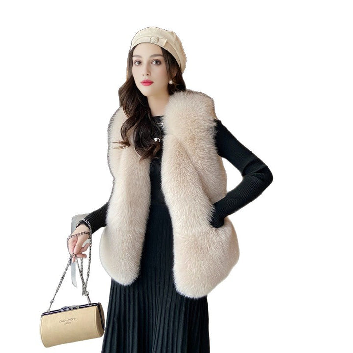 Women's faux fur gilet luxuriously soft Lune London