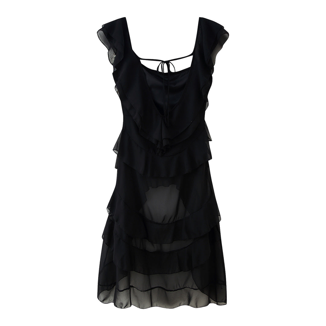 Lune London Women's Voluminous Ruffle Summer Dresses