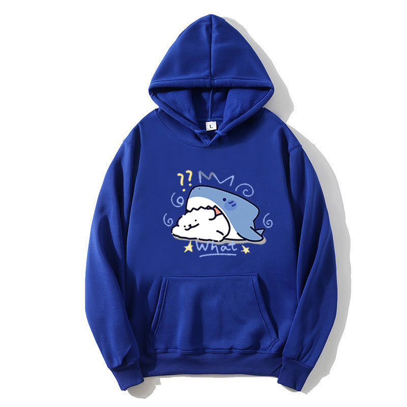 Women's hoodie with playful whale motif Chic & Stil