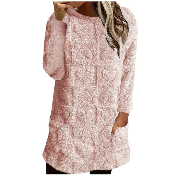 Ladies Cozy Tunic with Heart Pattern Lune London