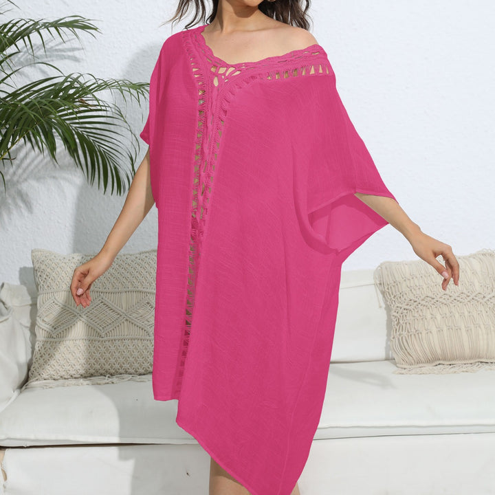 Women Boho lace swimsuit neckline tunic Lune London