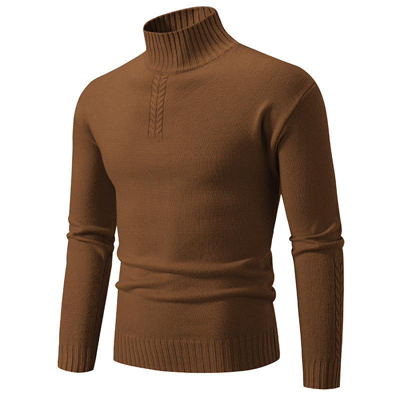 Thick knit crew neck sweater for men Lune London