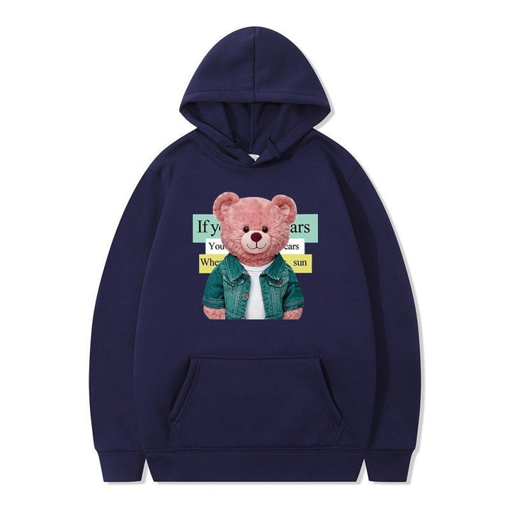 Women Hoodie with cute bear motif Chic & Stil