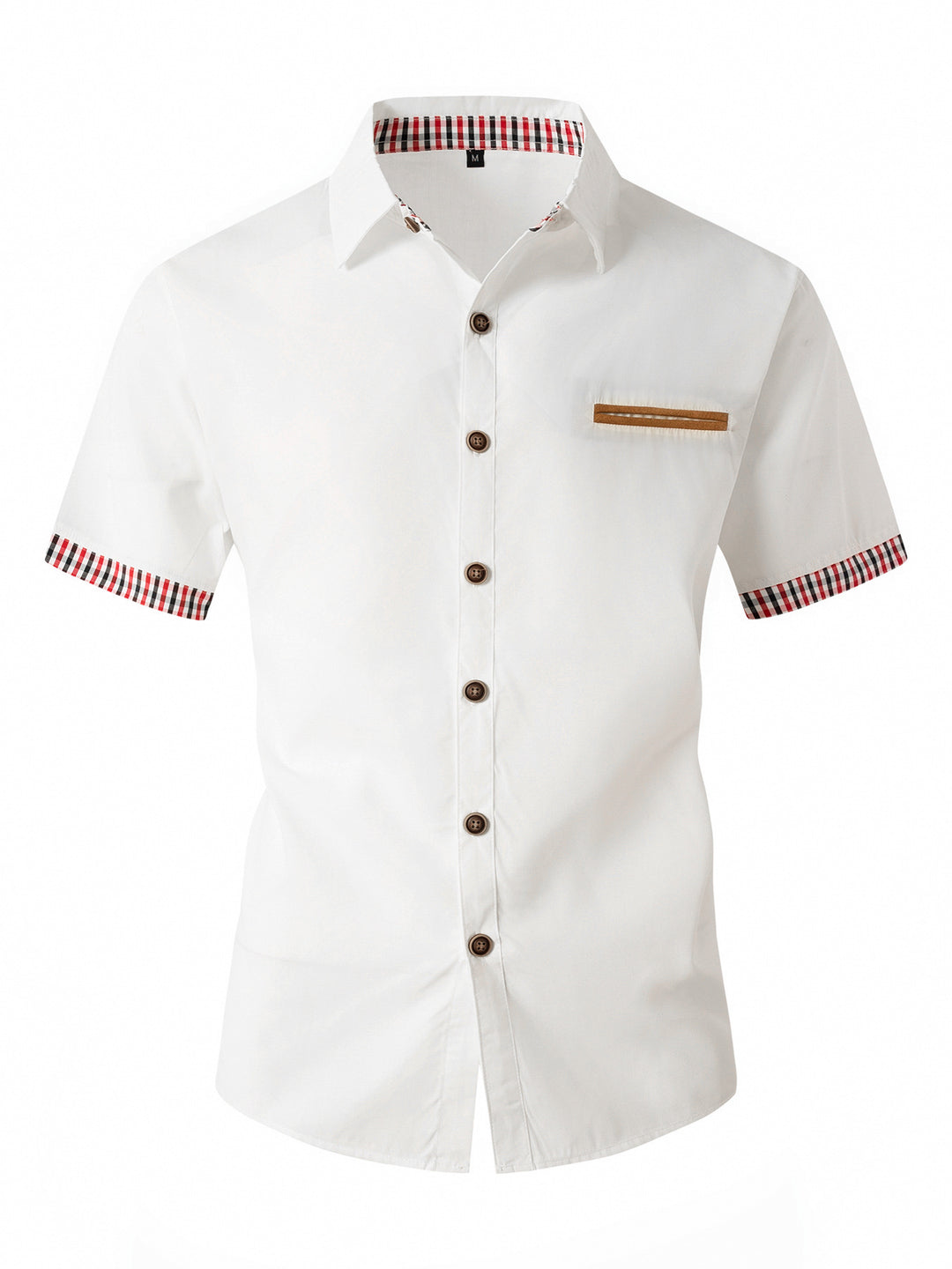 Short-sleeve casual shirt for men with contrast details Lune London