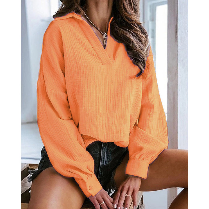 Women Oversized Shirt with elegant button placket and relaxed cut Lune London