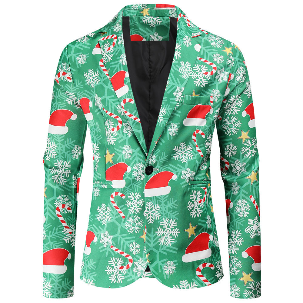 Party blazer for men with Christmas pattern and modern cut Lune London