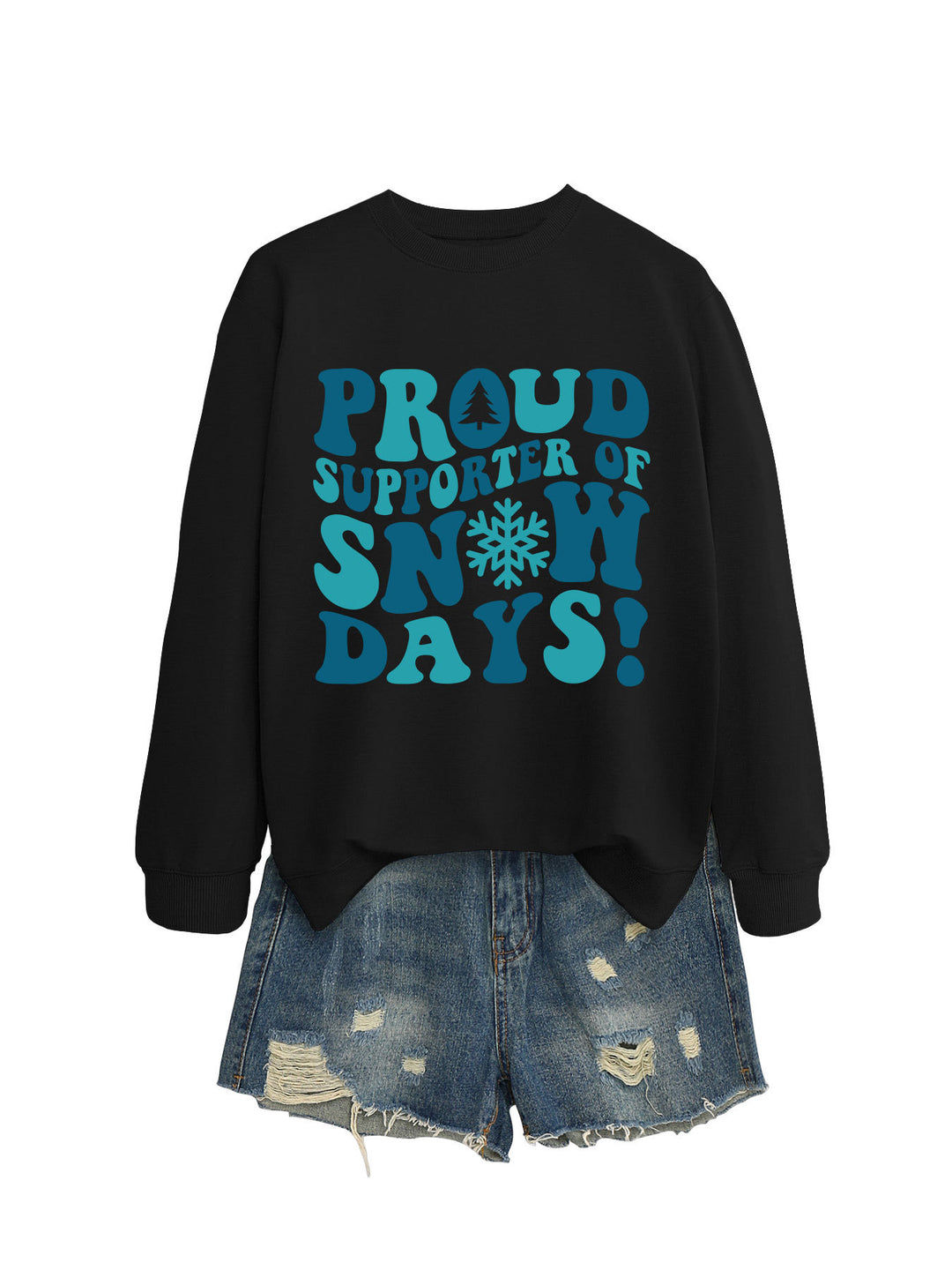Sweatshirt femme avec imprimé créatif et coupe décontractée Chic & Stil