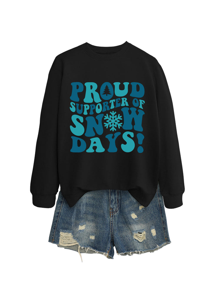 Sweatshirt femme avec imprimé créatif et coupe décontractée Chic & Stil