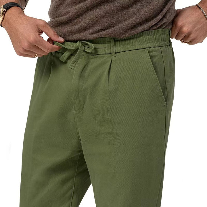 Pantalons de loisirs pour hommes confortables avec taille élastique Lune London