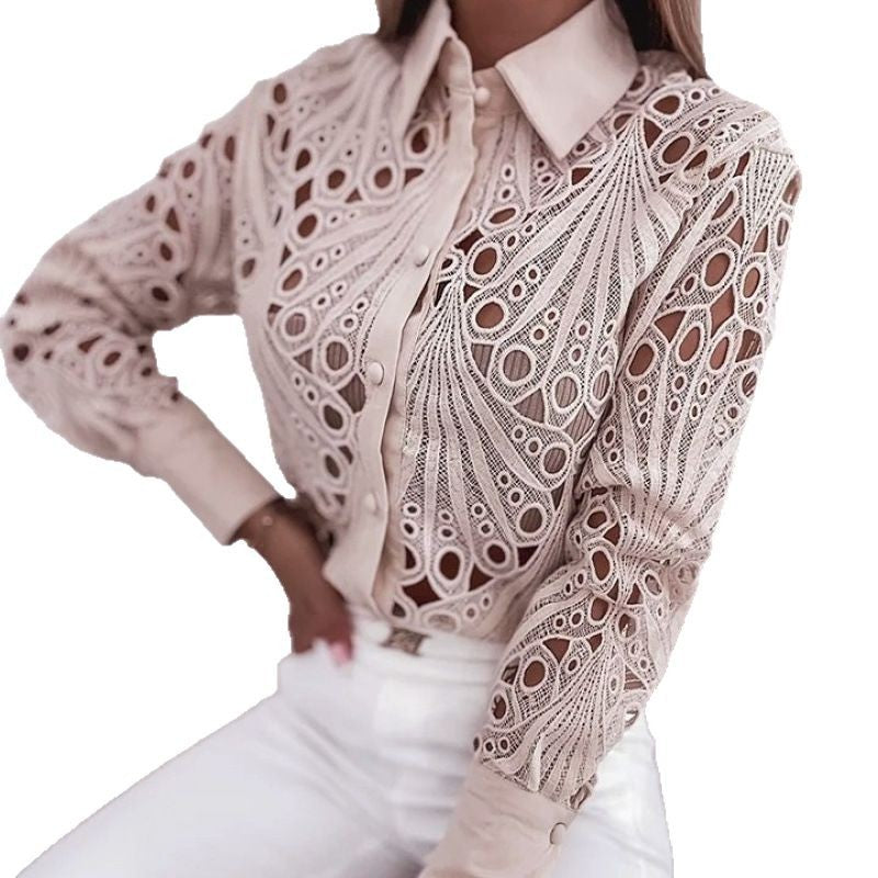 Elegant blouse for women with a unique cut design Lune London